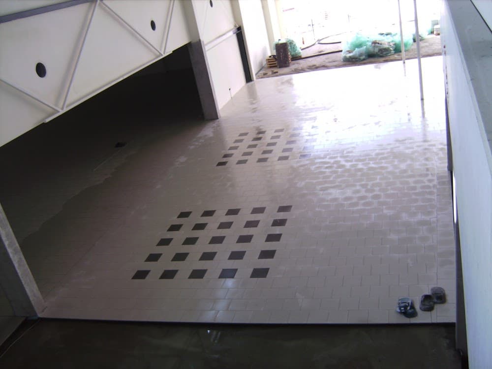 Rüttelboden-Verlegung